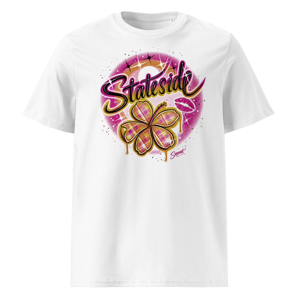'Stateside 1' Graphic T-Shirt – Airbrushed Style Unisex Organic Cotton Tee