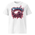'Stateside 2' Graphic T-Shirt – Airbrushed Style Unisex Organic Cotton Tee